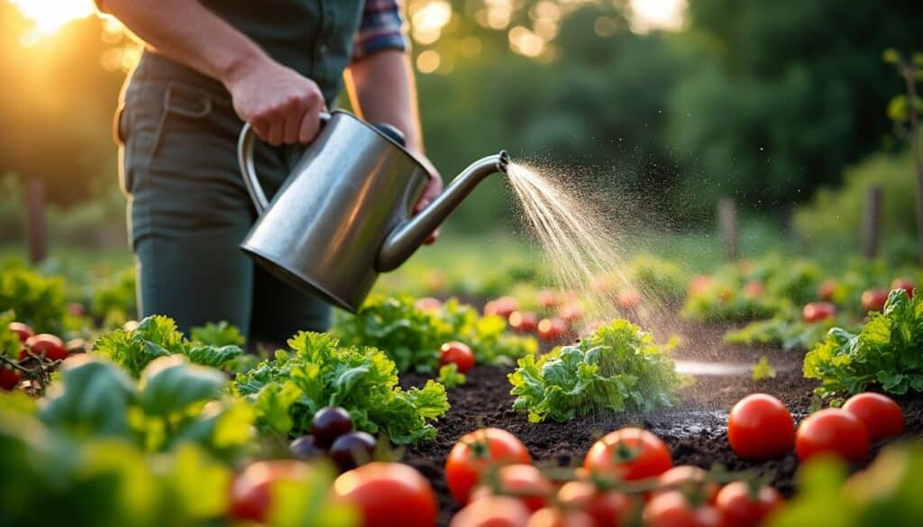 Quelques astuces pour un arrosage écologique du potager en maraîchage