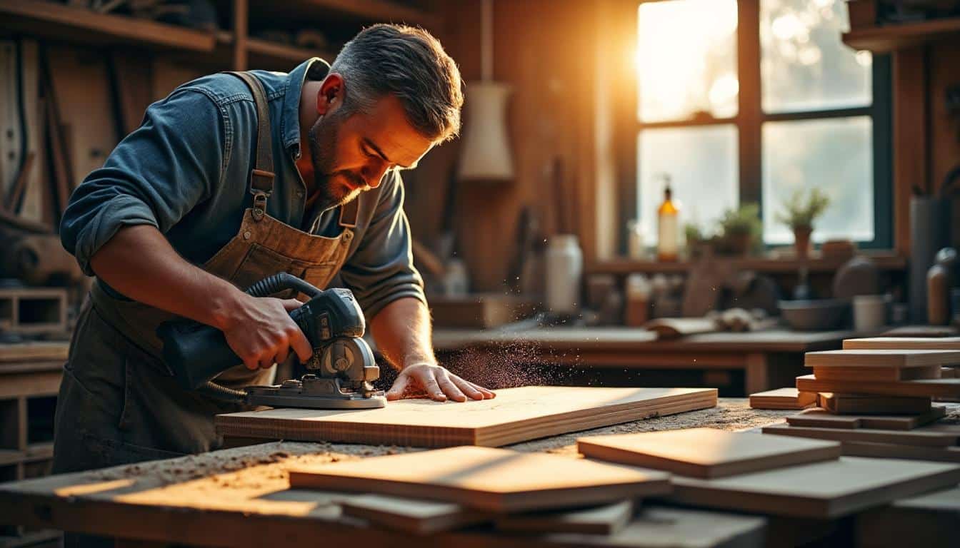 Illustration: Pourquoi opter pour une scie plongeante circulaire pour des découpes précises ?