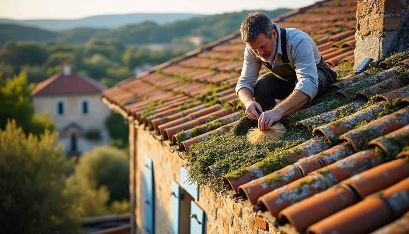 Illustration: Pourquoi le nettoyage et démoussage de la toiture sont essentiels à Roquefort la Bédoule