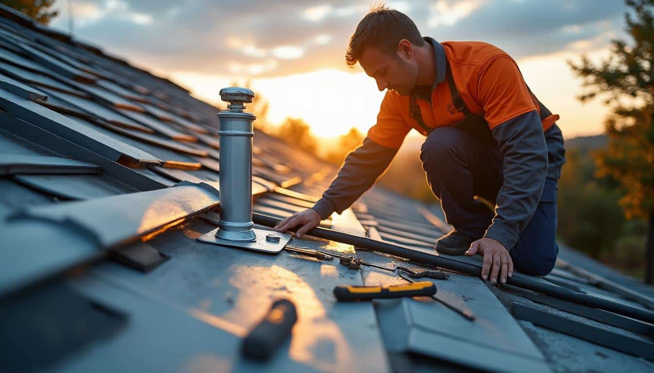 Illustration: Comprendre ce qu’est un kit pour la sortie de toiture en bac acier