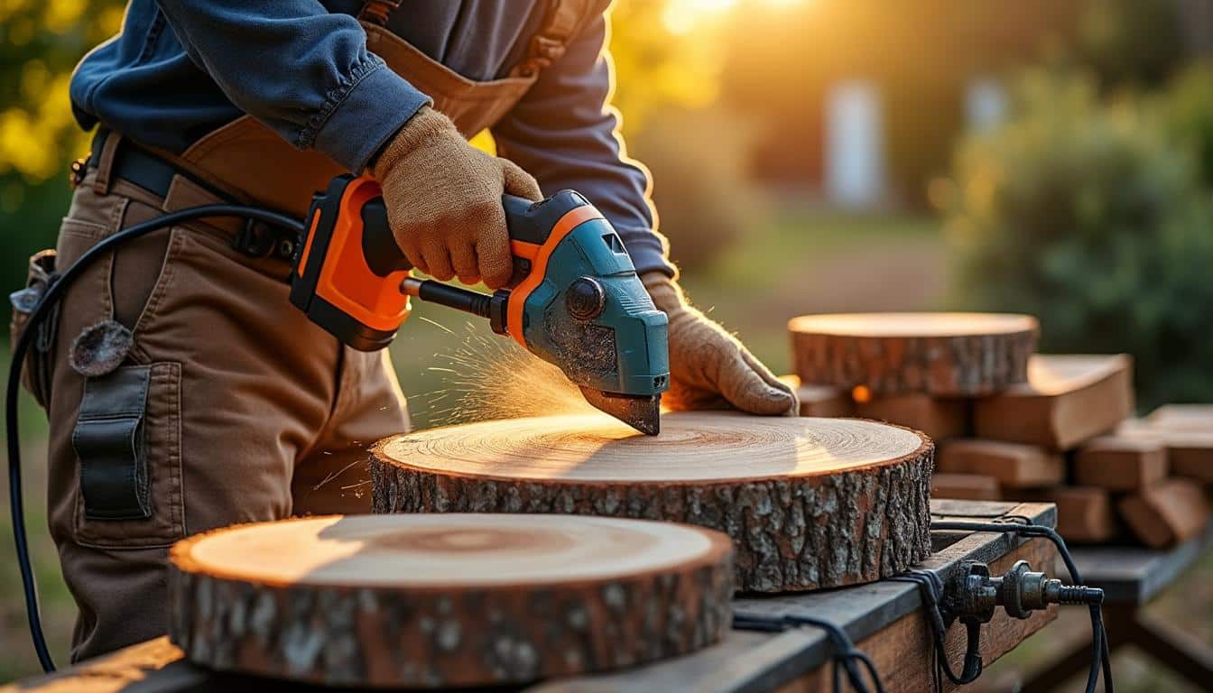 Illustration: Comprendre le fonctionnement et les spécificités de la scie à bûche électrique