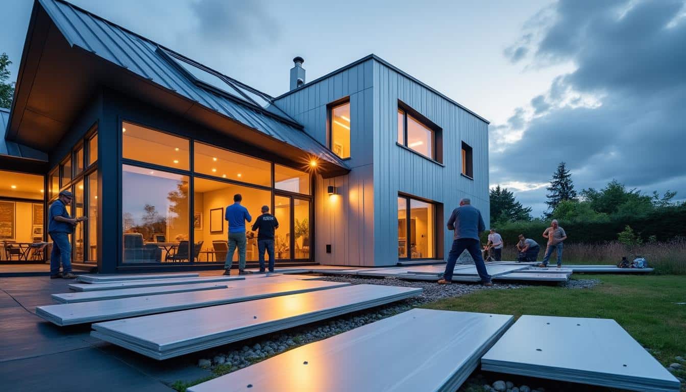 Illustration: Comprendre la toiture en bac alu : définition, composition et variantes principales