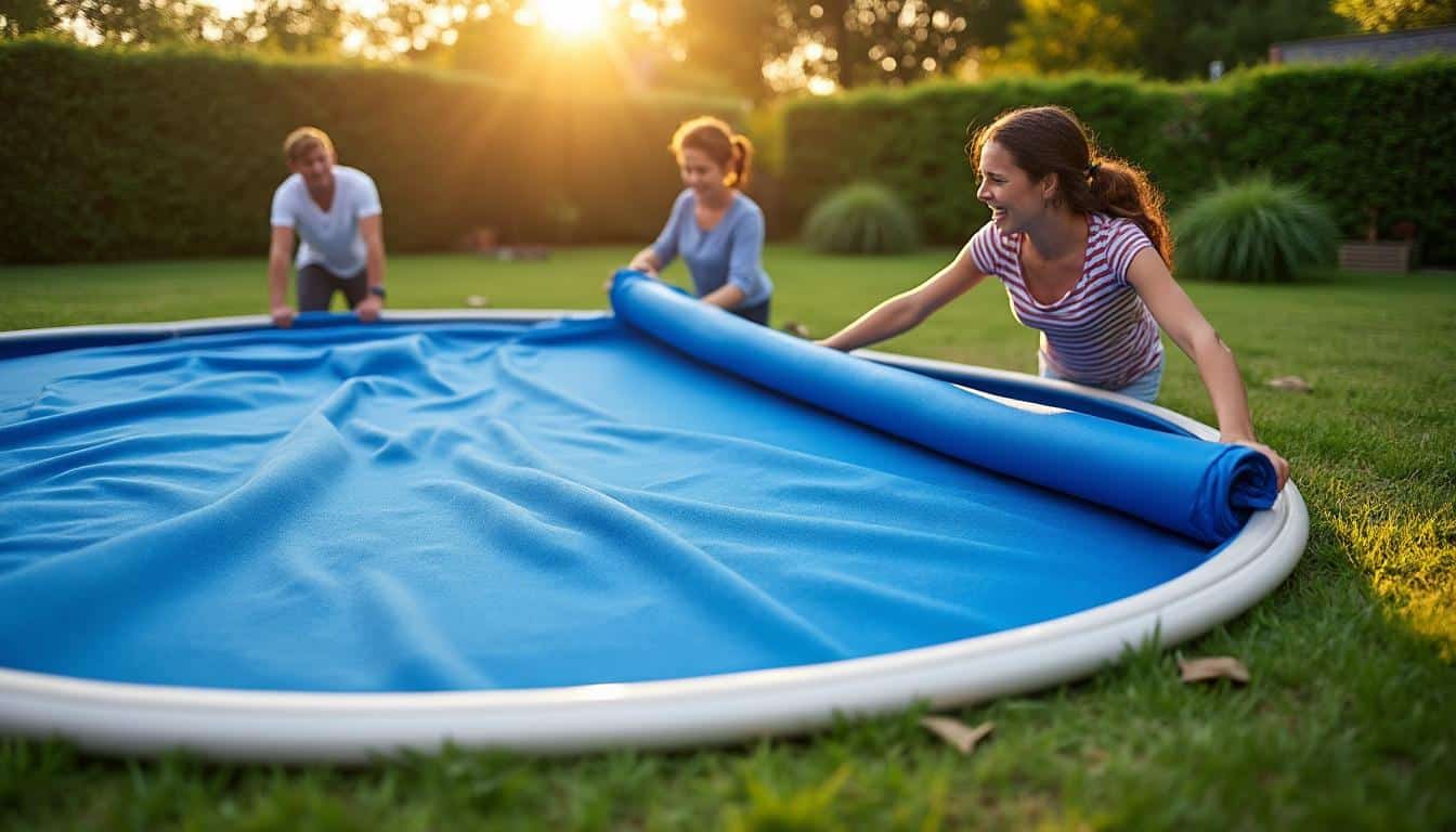 Illustration: Pourquoi un tapis de sol est indispensable pour la protection de votre piscine