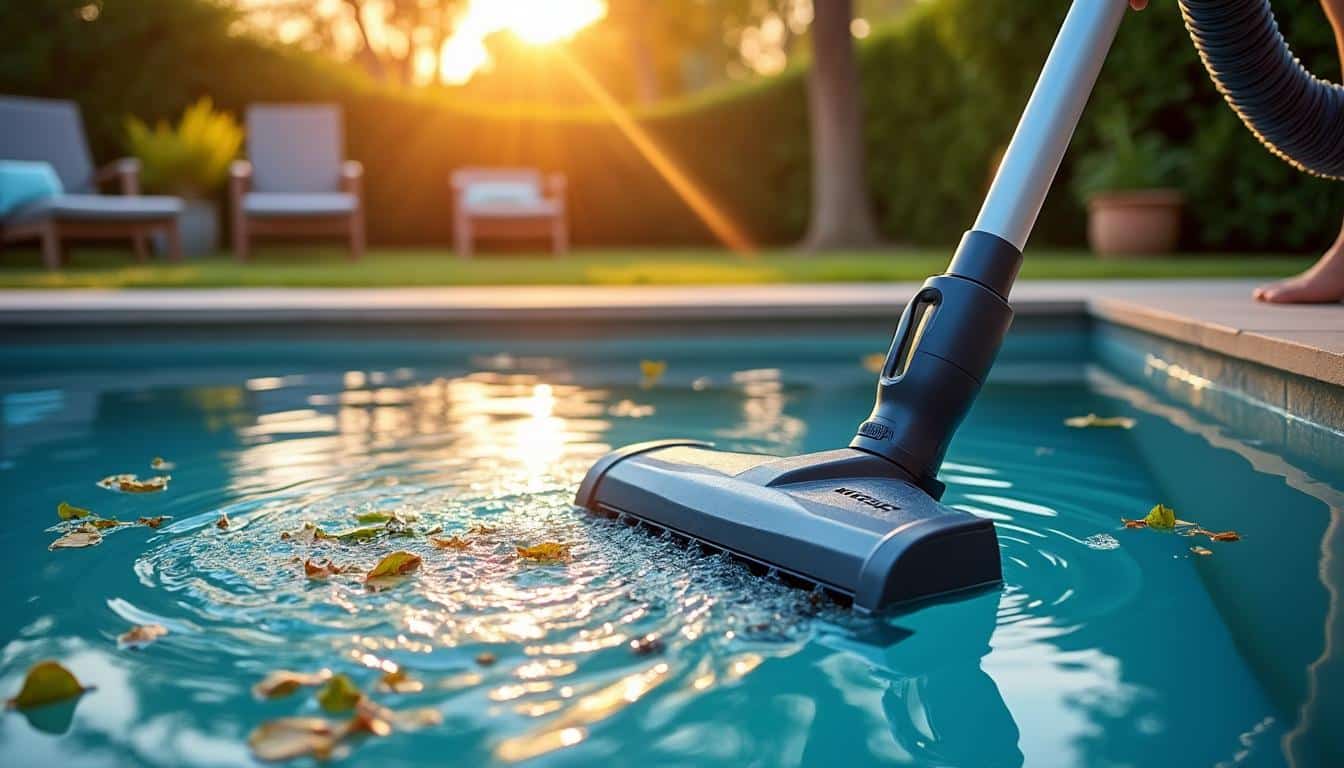 Illustration: Comprendre le fonctionnement d’un balai aspirant pour piscine hors sol