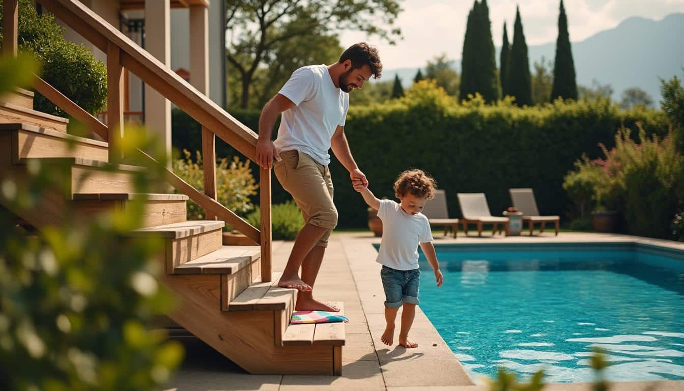 Illustration: Comprendre l’importance d’un accès adapté pour votre piscine hors sol