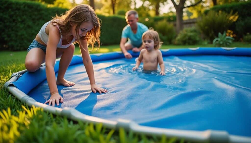 Tapis pour piscine hors sol : protéger et conforter votre bassin