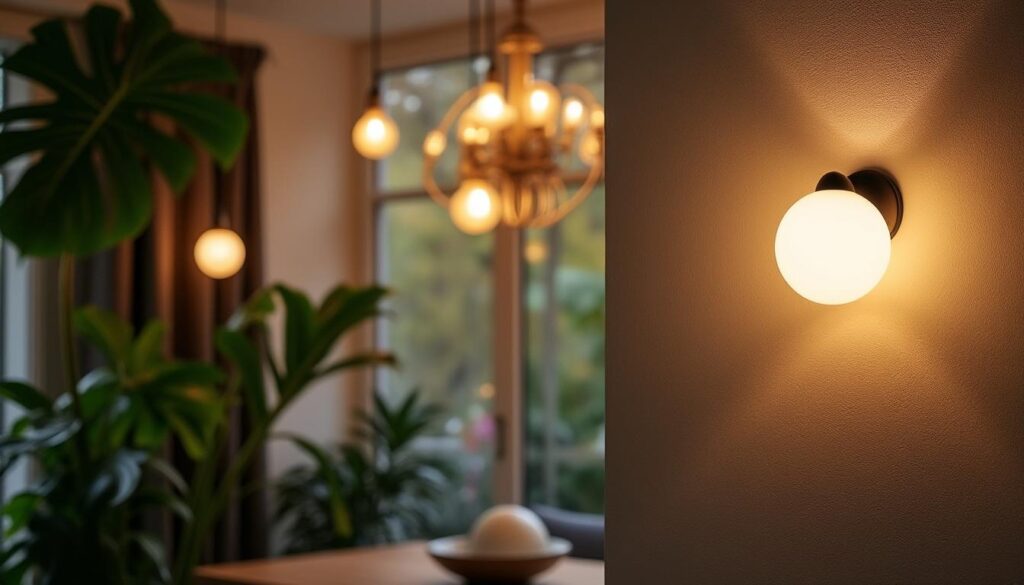 Applique murale boule : élégance et lumière douce pour votre intérieur