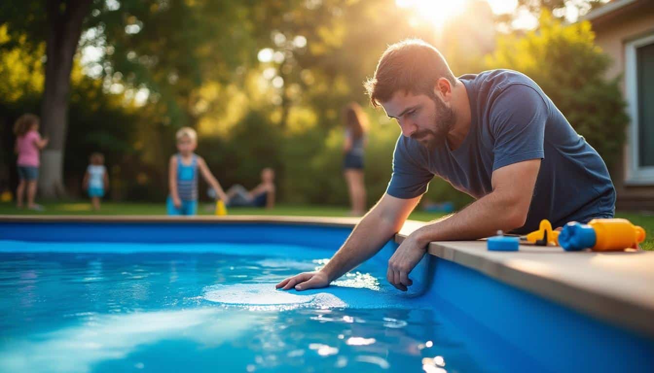 Illustration: Comprendre le rôle et les caractéristiques du liner dans une piscine hors sol