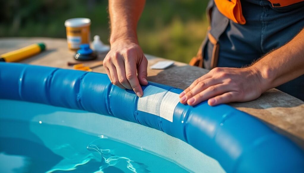 Réparation du liner de piscine hors sol : guide pratique et astuces