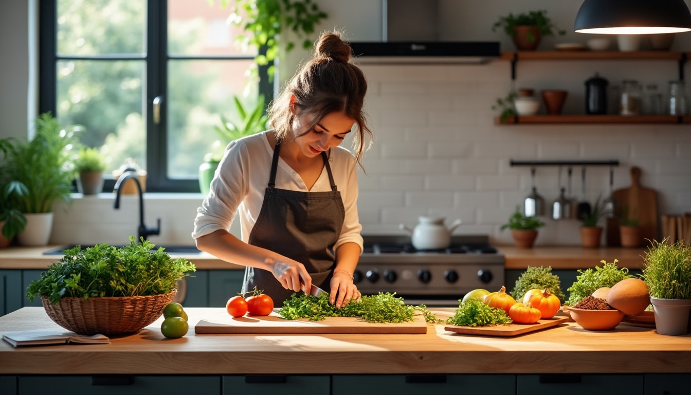 Illustration: Comprendre le rôle essentiel de l’éclairage mural au-dessus du plan de travail en cuisine