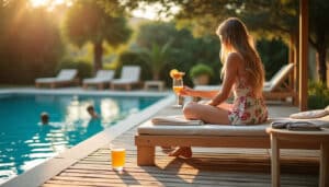 Piscine hors sol avec terrasse bois : confort et élégance dans votre jardin