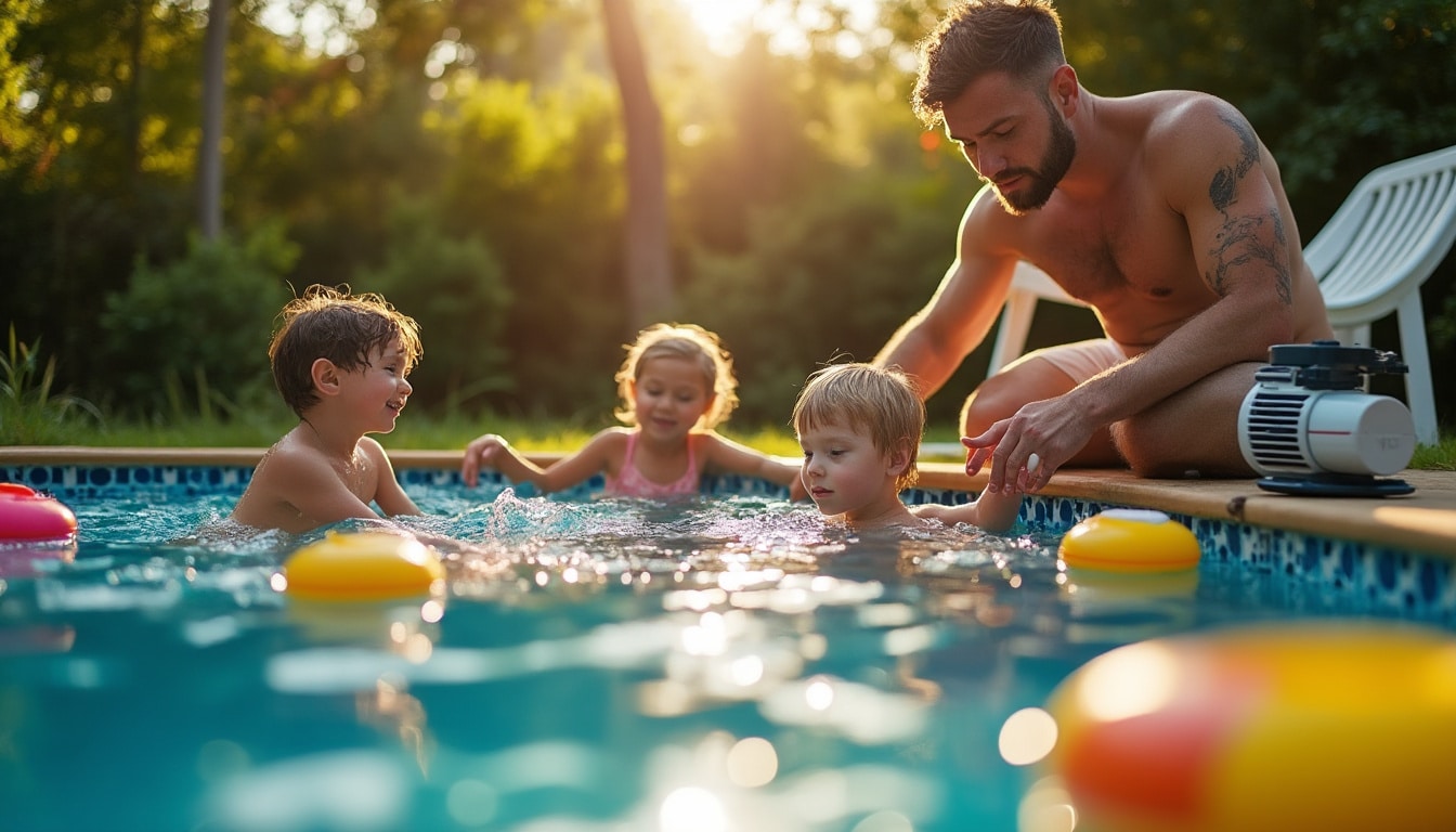 Illustration: Pourquoi une pompe pour la filtration de la piscine hors sol est essentielle ?