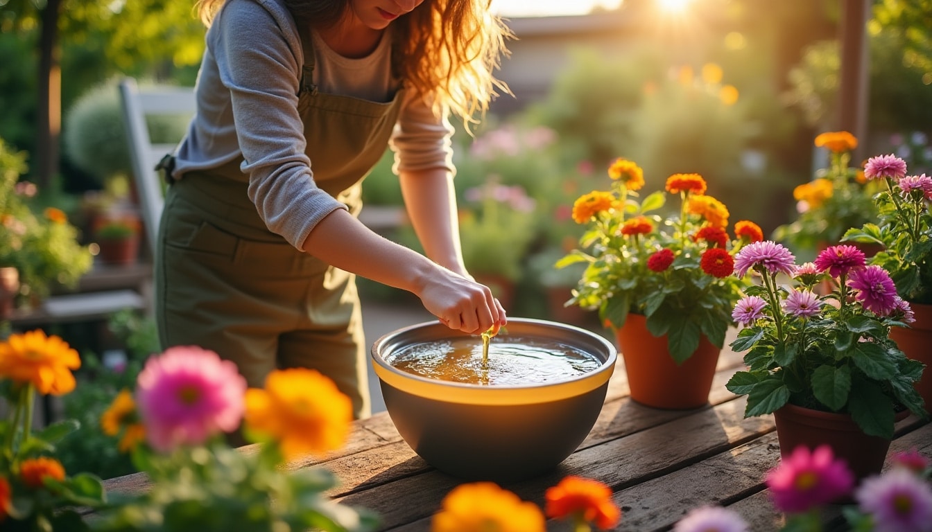 Engrais pour les plantes fleuries : guide pour une floraison éclatante