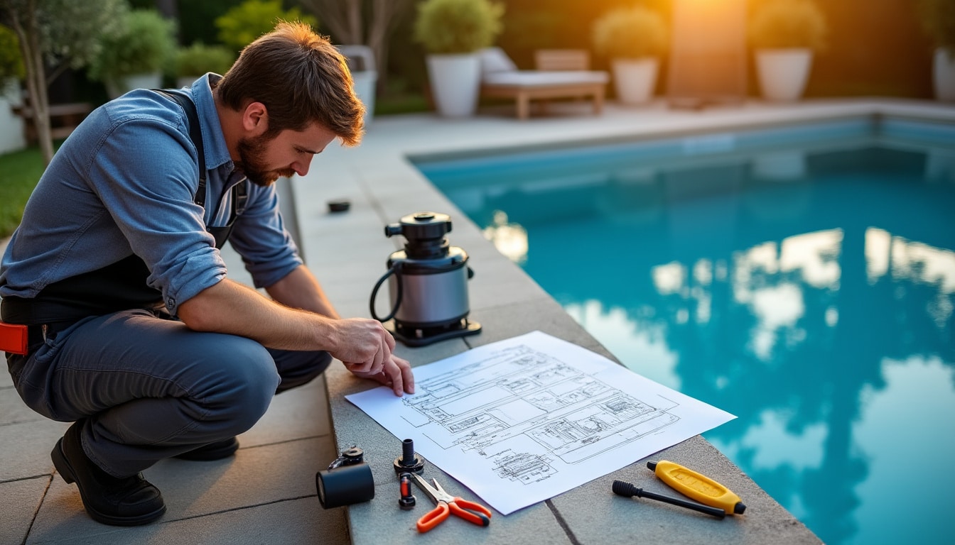 Illustration: Comprendre le rôle essentiel du schéma de montage de la filtration pour piscine